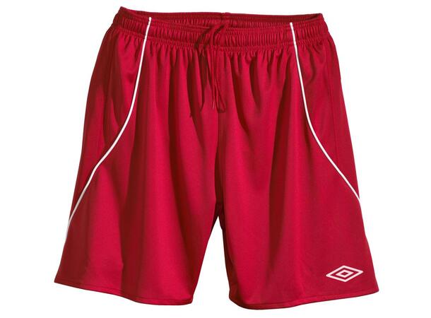 UMBRO Sonic Short Jr Rød/Hvit 116 Shorts i teknisk material 
